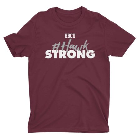 HBCU Hawk Strong T-Shirt Maroon