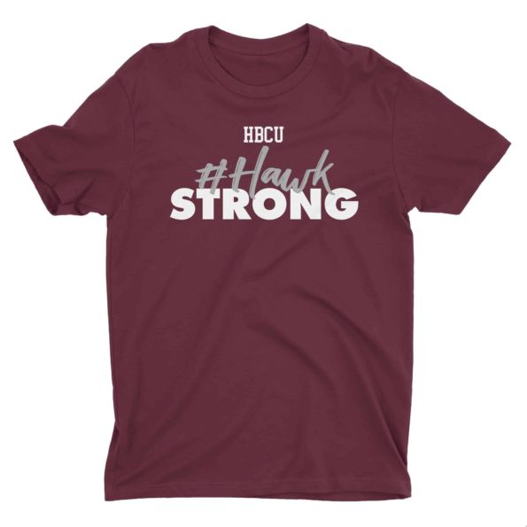 HBCU-Hawk-Strong-T-Shirt-Maroon-v2