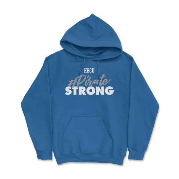 HBCU Pirate Strong Hoodie Royal Blue